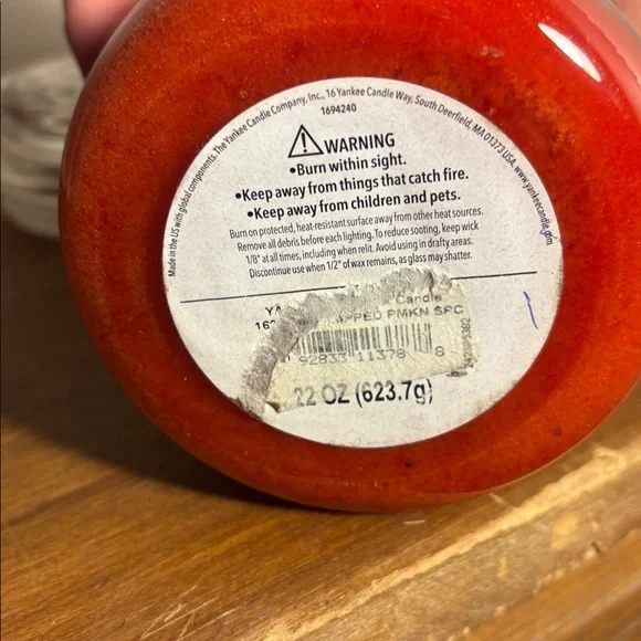 Yankee Candle Whipped Pumpkin Spice Large - Picture 4 of 4